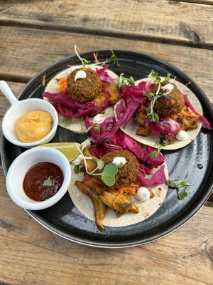 Falafel at Rosarito Cafe in L Hospitalet De L Infant
