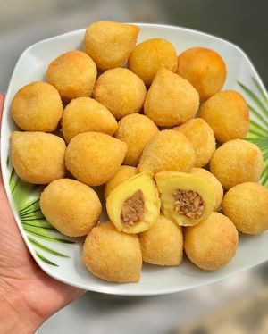 vegan coxinha at Àwa in Sao Paulo