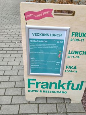 Lunch of the day at Vårt Kök in Malmo