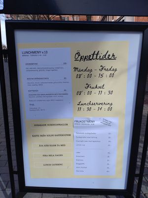 Info at Vårt Kök in Malmo