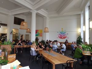 Interior at Momo Wholefood in Newcastle