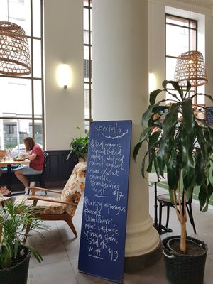 Daily specials at Momo Wholefood in Newcastle