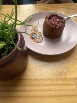 Plum and Almond Yumminess  at Momo Wholefood in Newcastle