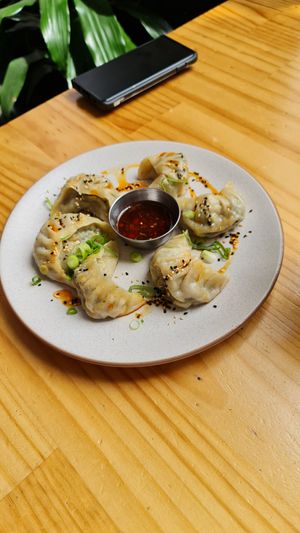 Dumplings at Momo Wholefood in Newcastle