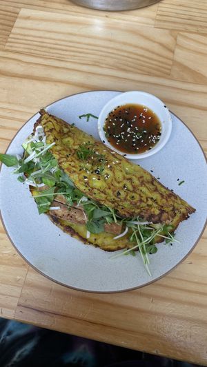 Banh Xeo - Deeelish   at Momo Wholefood in Newcastle