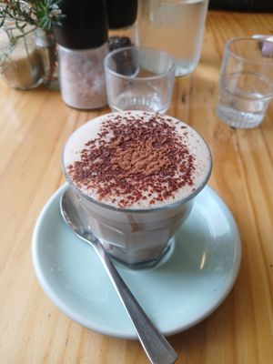 Mushroom tonic at Momo Wholefood in Newcastle