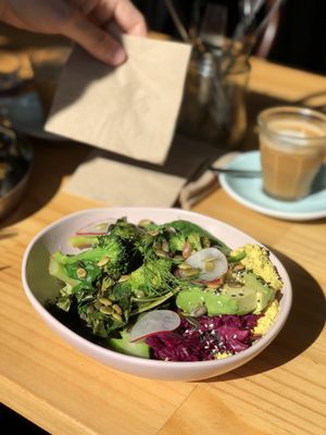Winter bowl at Momo Wholefood in Newcastle
