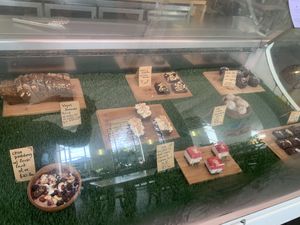 Sweets at Momo Wholefood in Newcastle