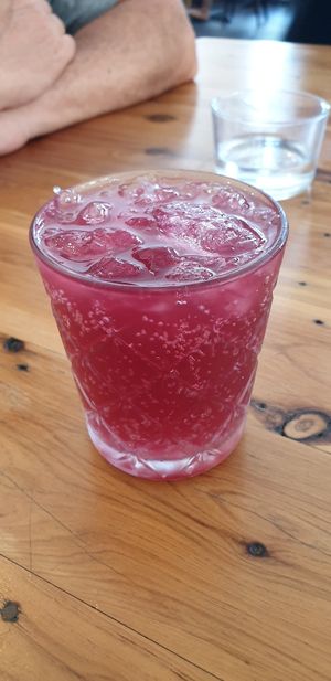 Beetroot sparkling Kvass at Momo Wholefood in Newcastle