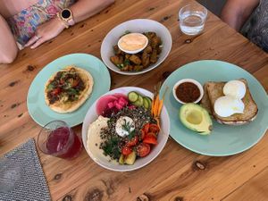 Lunch was so good at Momo Wholefood in Newcastle