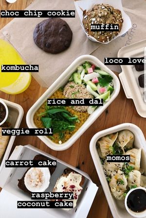 All vegan!!! at Momo Wholefood in Newcastle