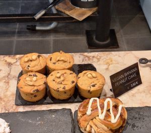 Coffee with some vegan options at Copenhagen Coffee Lab - Baixa in Lisbon