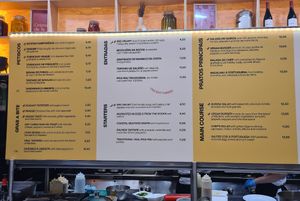 Vincent Farges Menu at Time Out Market in Lisbon