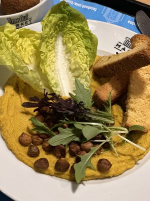 This is the second option! Sweet potato hummus! Also great! https://www.google.co.uk/search?q=susana+felicidade+time+out&ie=UTF-8&oe=UTF-8&hl=en-gb&client=safari   at Time Out Market in Lisbon