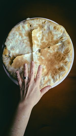Lobiani (the small size!) at Khinkali House in Tbilisi