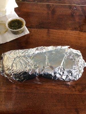 It’s almost the size of my head!😳  at Super Cucas in Santa Barbara