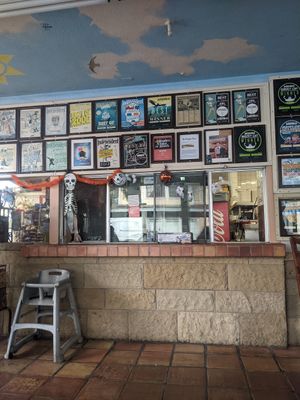 Pick up window at Super Cucas in Santa Barbara