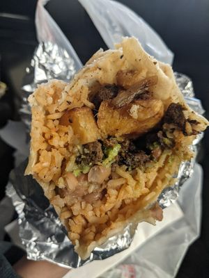 #1 - Rascals Vegan Burrito 😋 at Super Cucas in Santa Barbara
