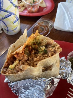 #2 vegan burritoos  at Super Cucas in Santa Barbara