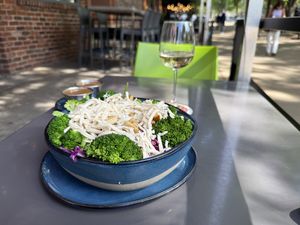 Tofu salad. And I had them add vegan cheese. Make sure you try the sesame dressing with it. It’s great.  at The Tomato Head - downtown in Knoxville