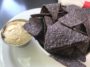 Chips and hummus at The Tomato Head - downtown in Knoxville