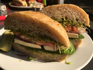 Vegan sandwich at The Tomato Head - downtown in Knoxville