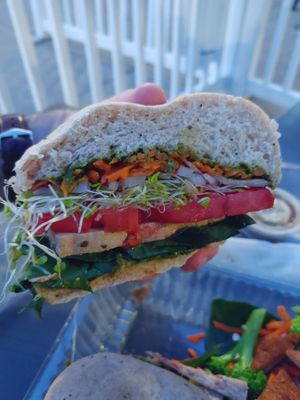 Vegan sandwich at The Tomato Head - downtown in Knoxville