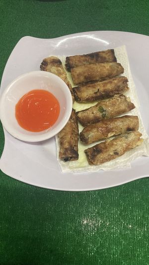 Fried spring rolls  at Quan An Lạc Vegetarian Food in Quang Nam