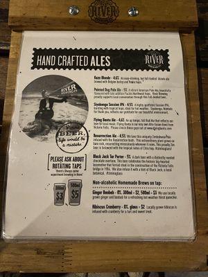 beer   at The River Brewery in Victoria Falls