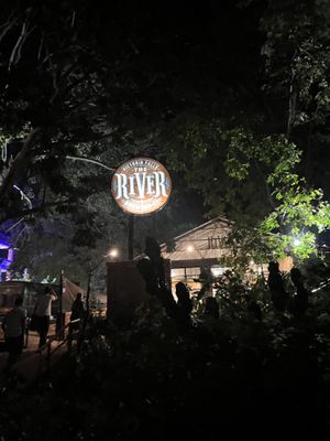 from the street  at The River Brewery in Victoria Falls