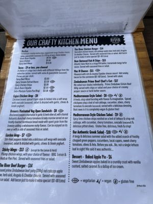   at The River Brewery in Victoria Falls