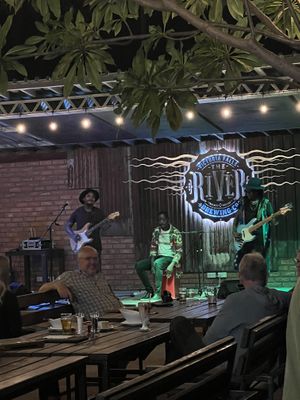   at The River Brewery in Victoria Falls