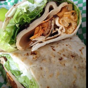 The Spicy Turkey Special with tempeh bacon added at Green New American Vegetarian in Phoenix