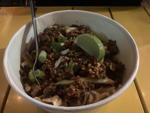 Dan Dan noodles 😛sooo good  at Green New American Vegetarian in Phoenix