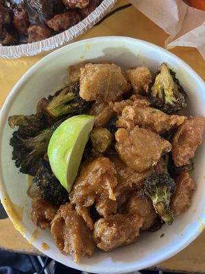 Green Tangerine noodle bowl  at Green New American Vegetarian in Phoenix
