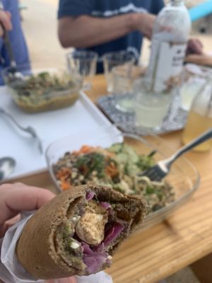 The galette saucisse is a must try!   at Petite Nature in Saint-lunaire