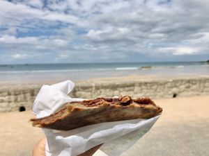 Chocolate Crêpe  at Petite Nature in Saint-lunaire