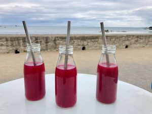 Vitalité juice   at Petite Nature in Saint-lunaire