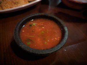 fresh salsa at Gabriel's in Santa Fe
