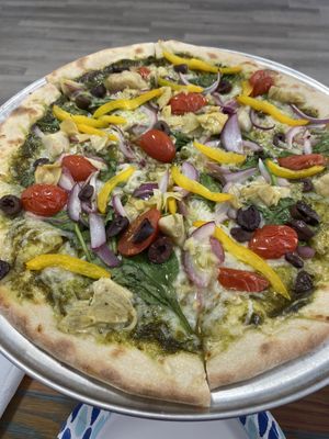 Mediterranean 😍😍😍  at Plant Pizza in Cooper City