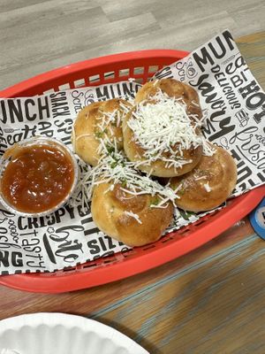 Garlic Knots, 5 comes with the order $6  at Plant Pizza in Cooper City