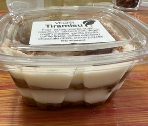 Vegan tiramisu   at Plant Pizza in Cooper City