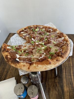 Jackfruit BBQ 14"  at Plant Pizza in Cooper City