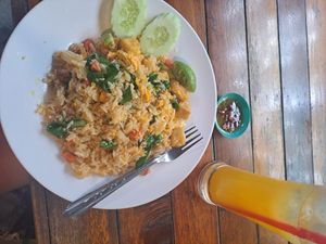 Tofu fried rice at Tiger Restaurant in Koh Lipe
