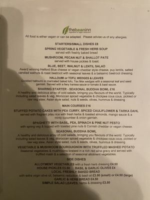   at The Bean Inn in St Ives