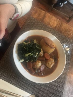 Dumplings  at The Bean Inn in St Ives