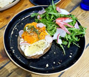 Buckwheat pancake with marinated carrot (weekly dish) at Hododa in Marseille