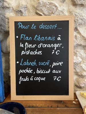 Dessert menu   at Hododa in Marseille