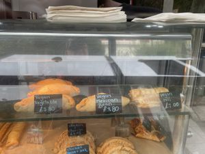 They also had a steak pasty, but had sold out    at Nanny Ducks in Polperro