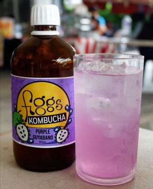 Guyabano Kombucha 😋 at Figgs Kombucha in Quezon City